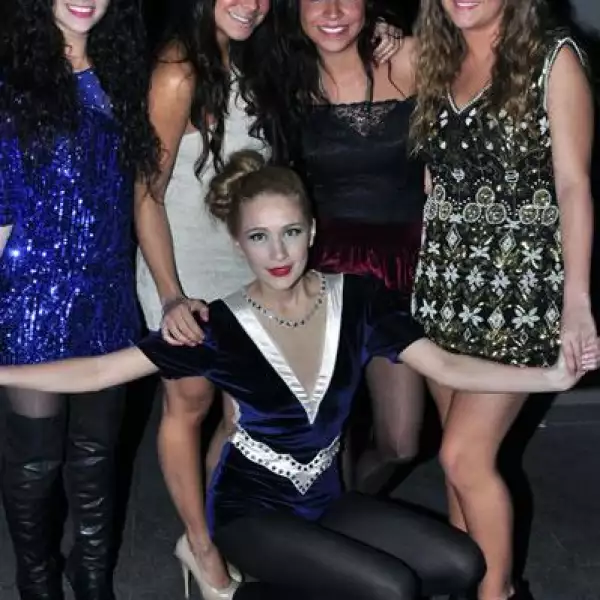 Paula Espinosa,Cuca Díaz,Paola Wong,Melissa González y Ornella Venezia