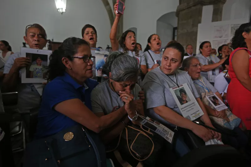 Familiares de desaparecidos