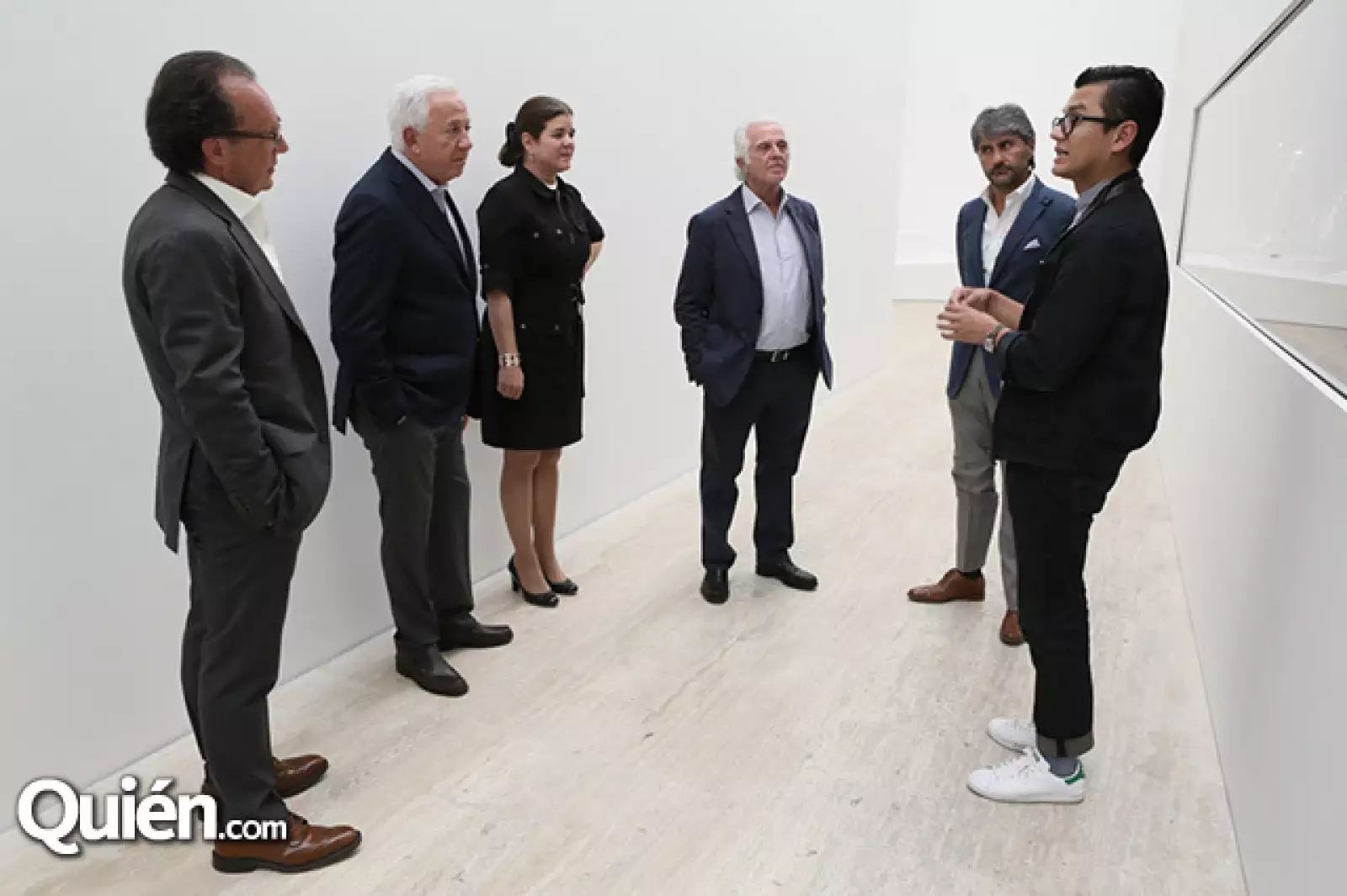 Alberto Fasja, Paul Marciano, Sonya Santos, Maurice Marciano, Ricardo Bastón y José Esparza Chong Cuy