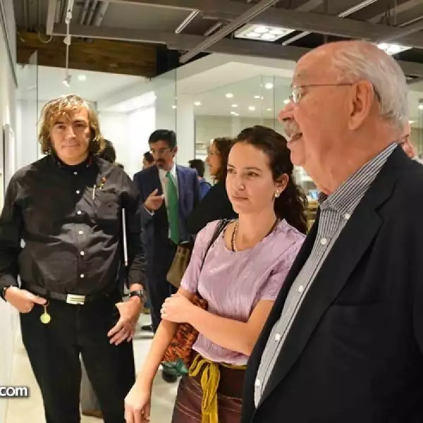 Luis Miranda,Adriana y Luis Paredes.