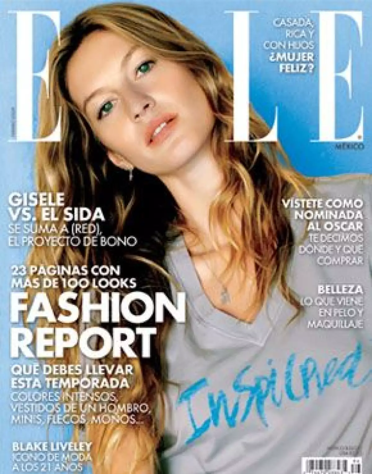 La top model y la revista se unieron con la marca (RED) para poner su granito de arena en la lucha contra el SIDA en África.