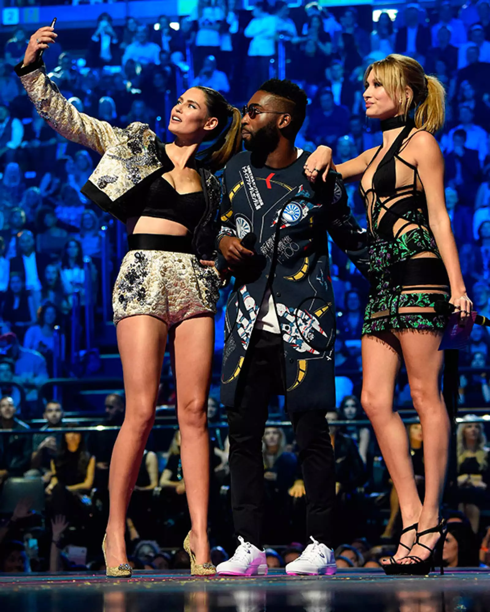 Bianca Balti, Tinie Tempah y Hailey Baldwin