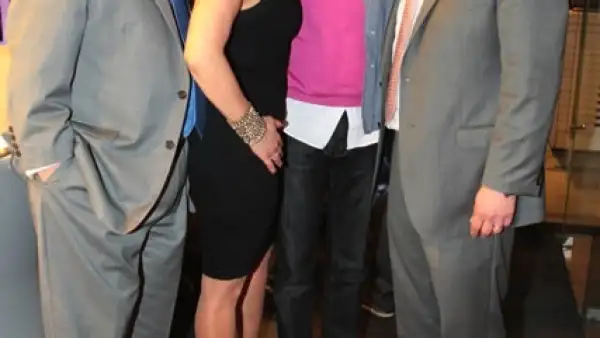 Germán Ruiz, Jaqueline Cancino, Juan Carlos Baumgartner y Gustavo Talancón