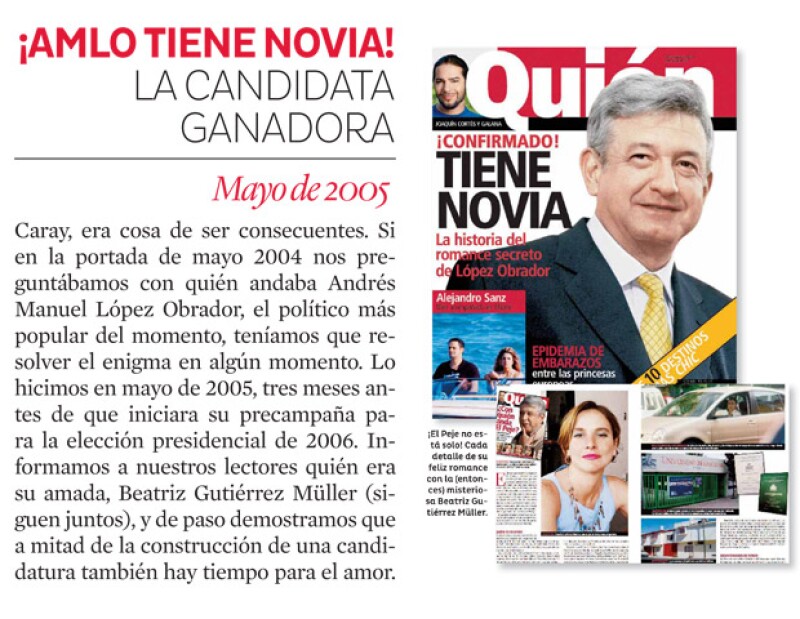 Andrés Manuel demostró que también se enamora.