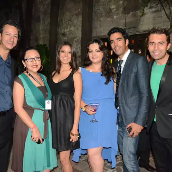 Daniel Kendall, Corina Rojas, Bambina García, Nancy Hoch, Julio Mackissack y Rodolfo Mercado, comité organizador del GIFF.