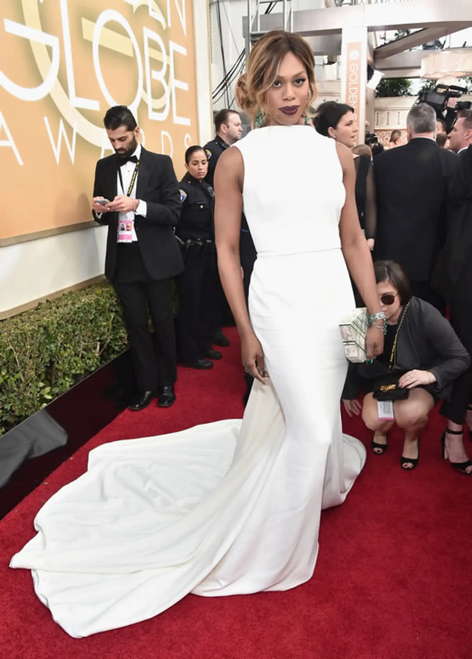 Laverne Cox en Elizabeth Kennedy.