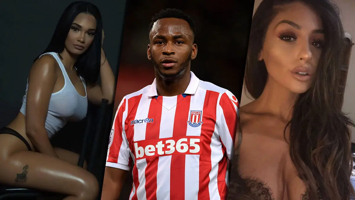 Saido Berahino, Stephania Christoforou y  Chelsea Lovelace 