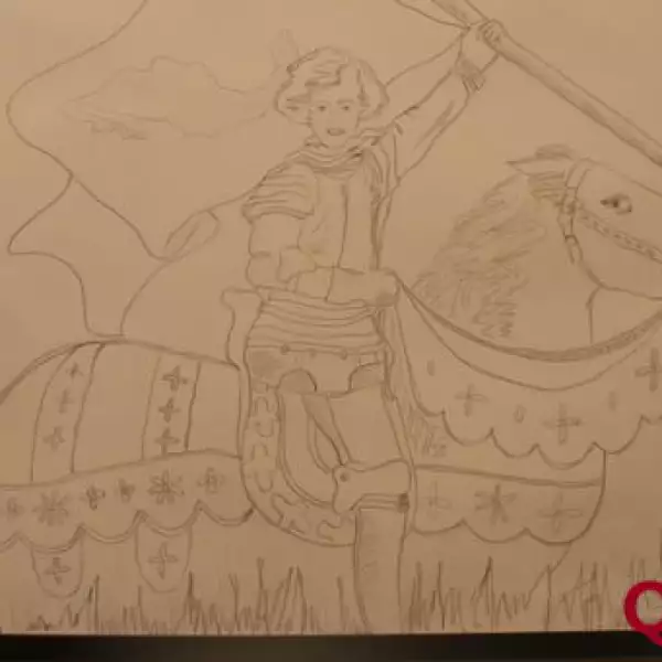 Dibujo "Declaración de fe”. De Denise Dresser