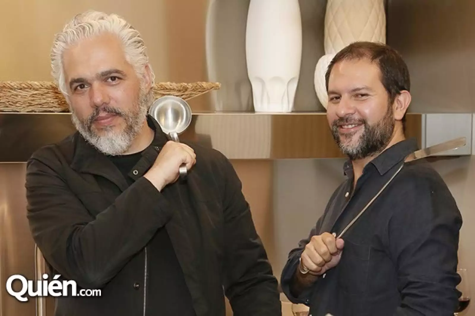 Hector Esarwe y Enrique Olvera