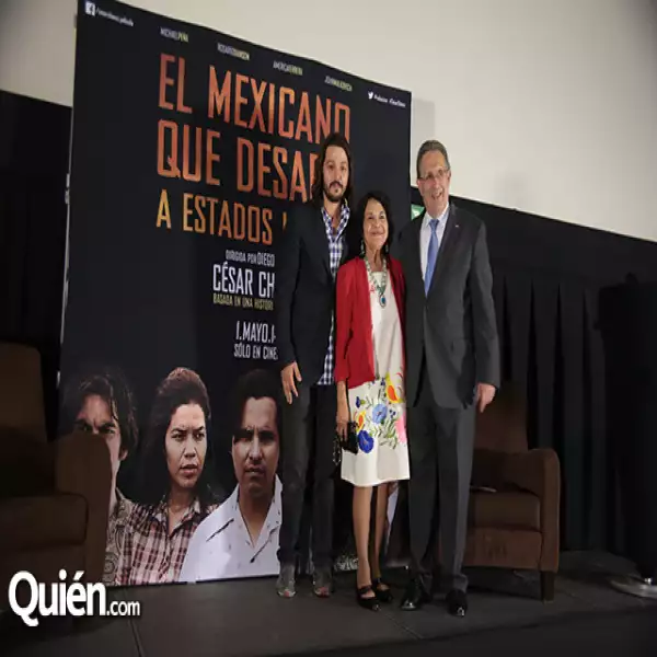 Diego Luna,Dolores Huerta,Anthony Wayne