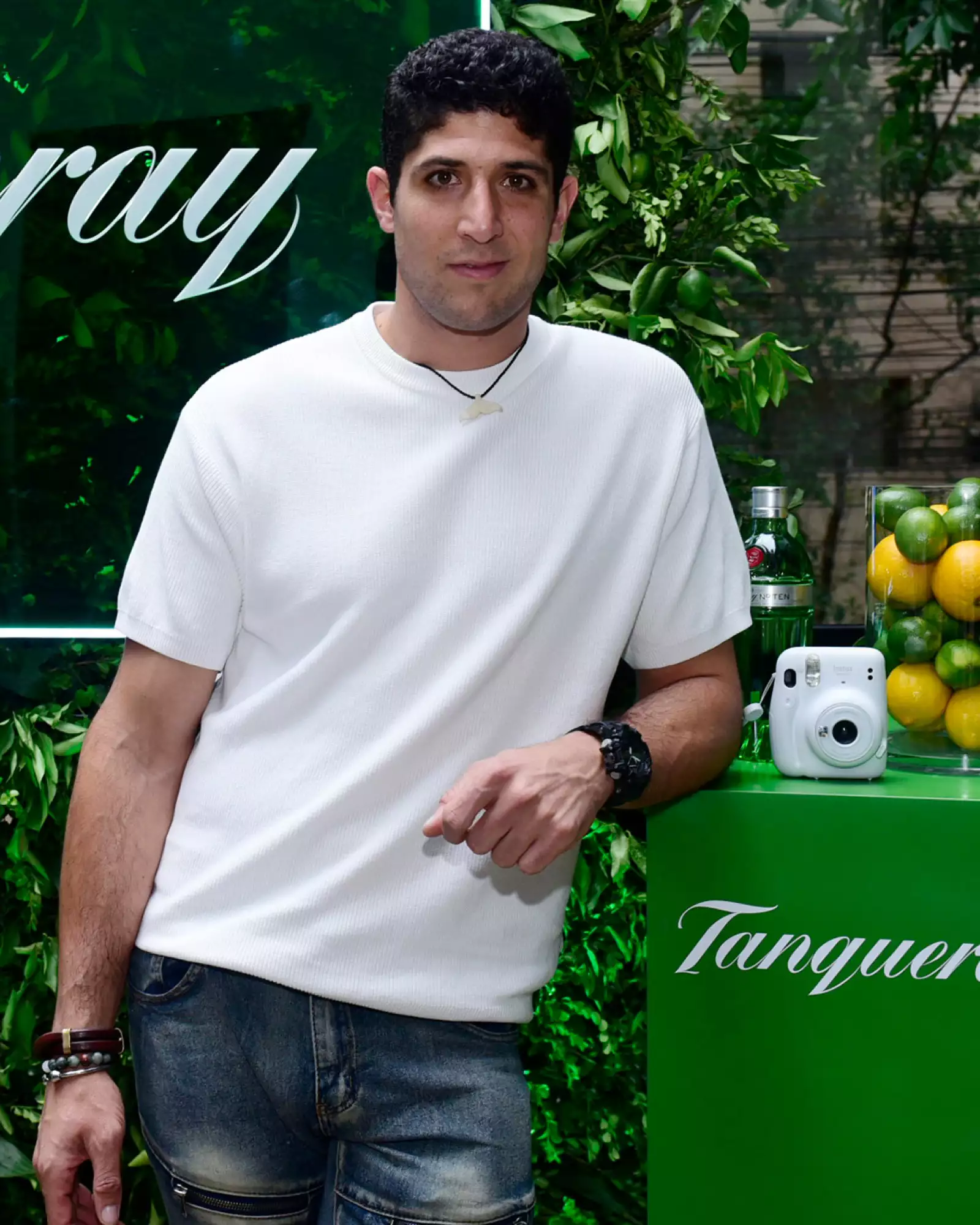Yusef Farah en evento Tanqueray