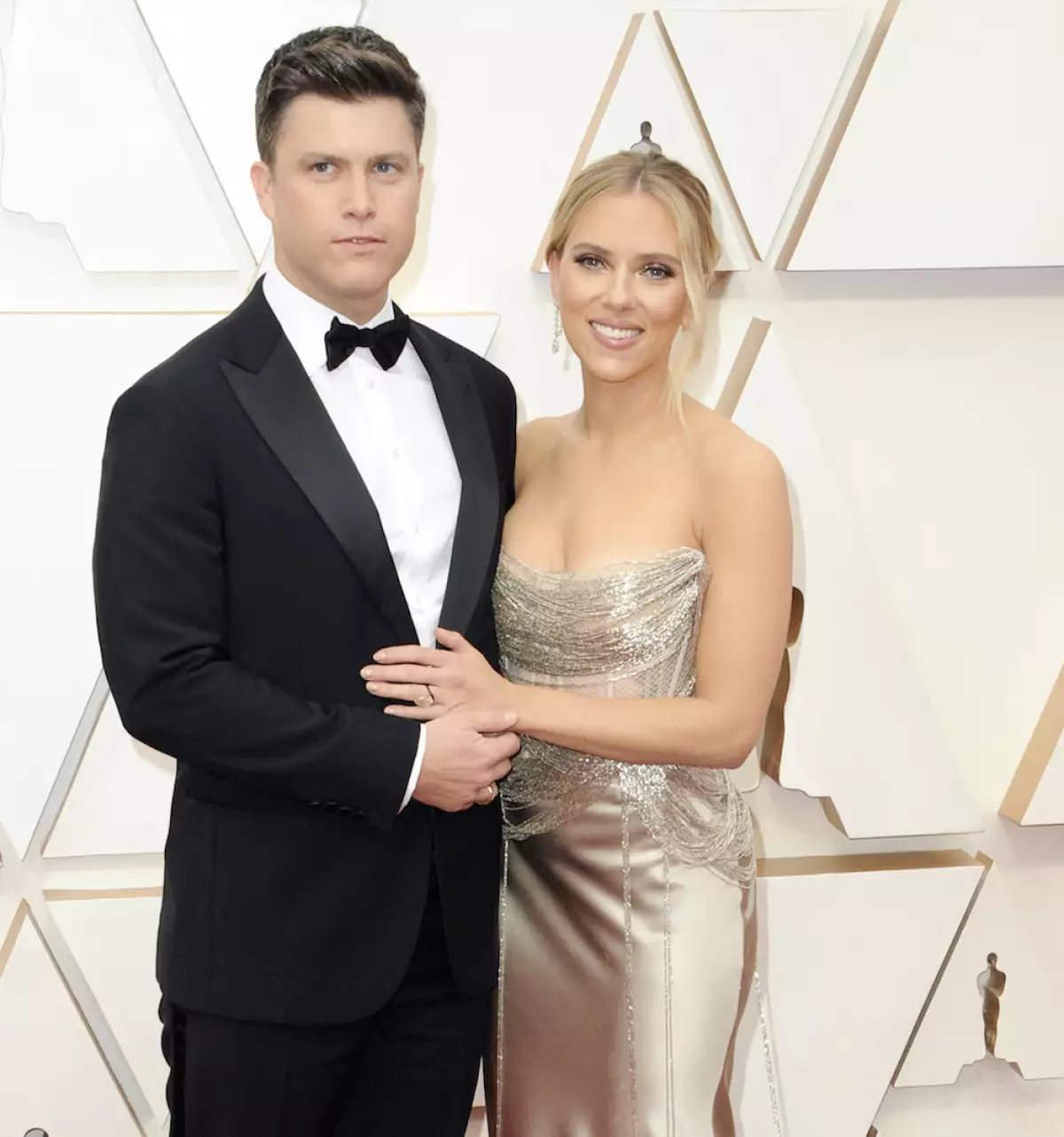 Colin Jost, Scarlett Johansson - 92nd Annual Academy Awards - Arrivals