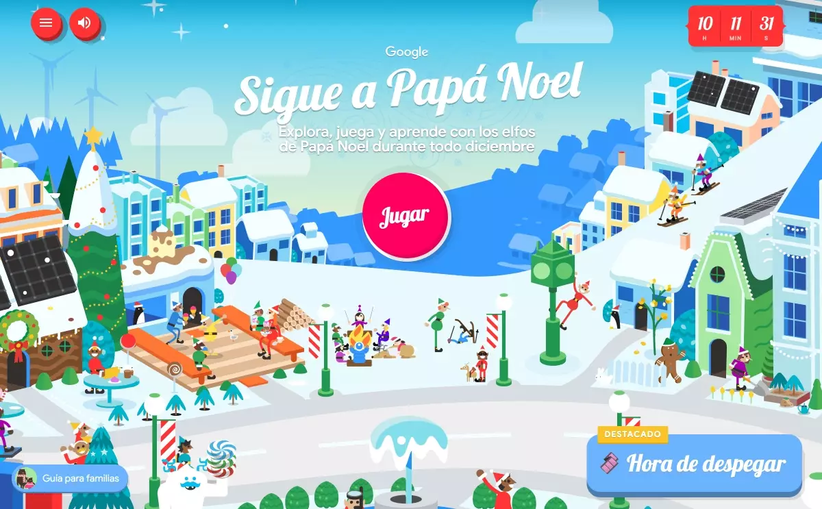 ¿Dónde viene Santa Claus? Google Tracker te dice el recorrido en vivo