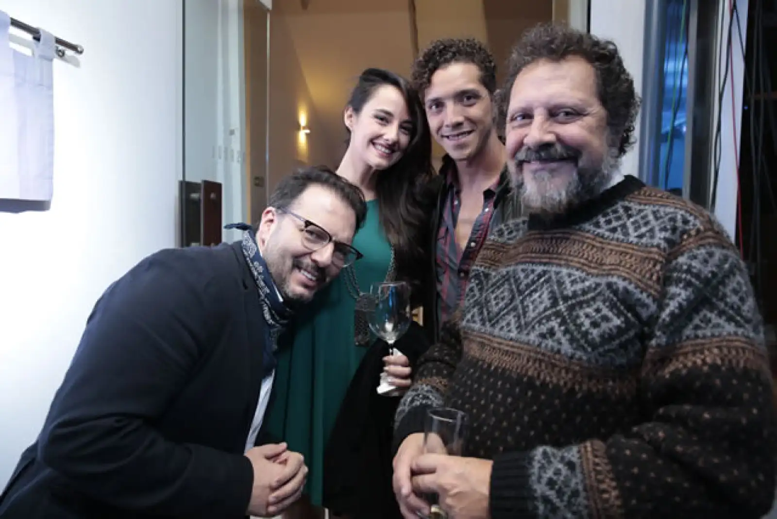 Rodrigo Abad e invitados al evento.