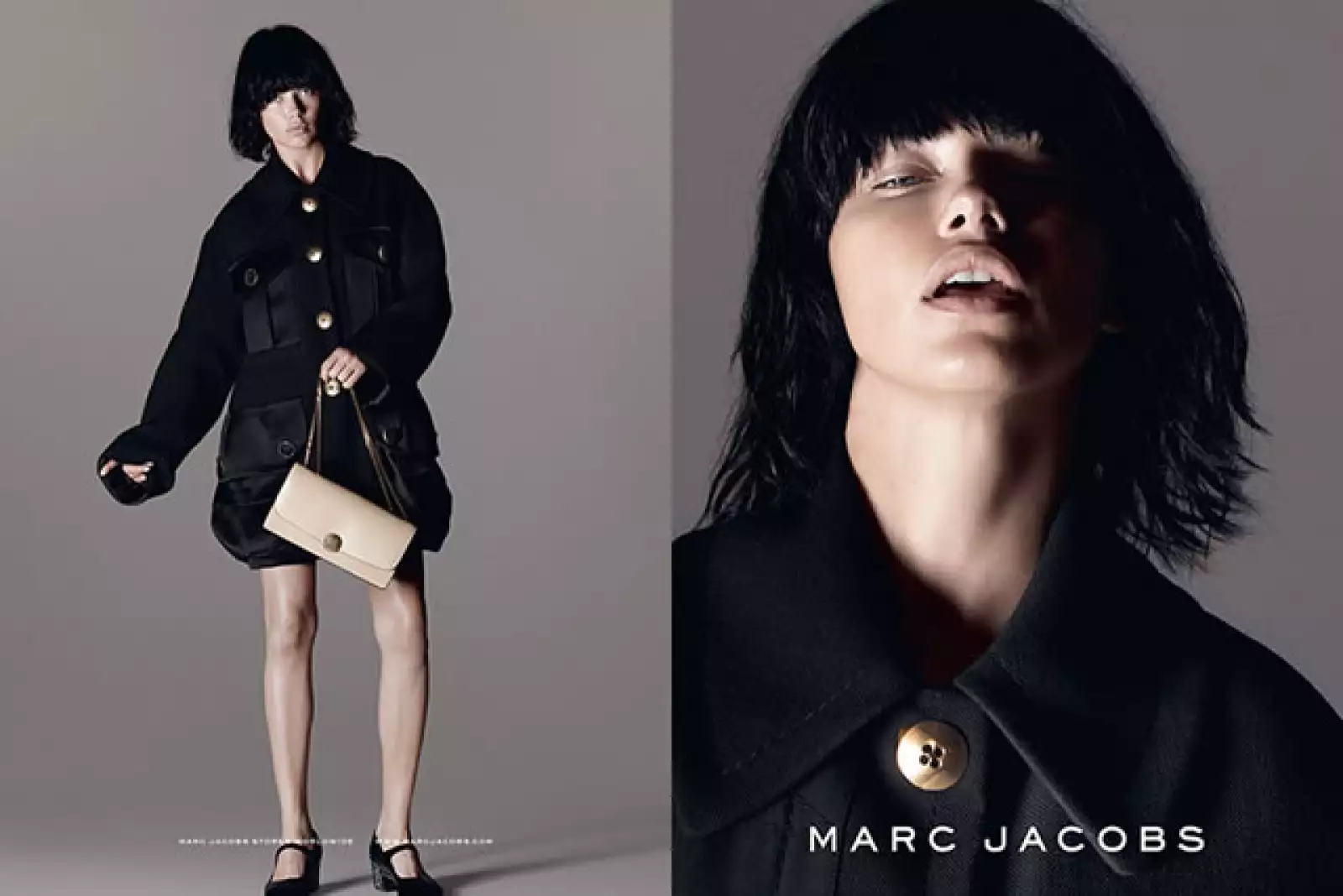 Adriana Lima, Kendall Jenner, Joan Smalls e Issa Lish posaron para Marc Jacobs.