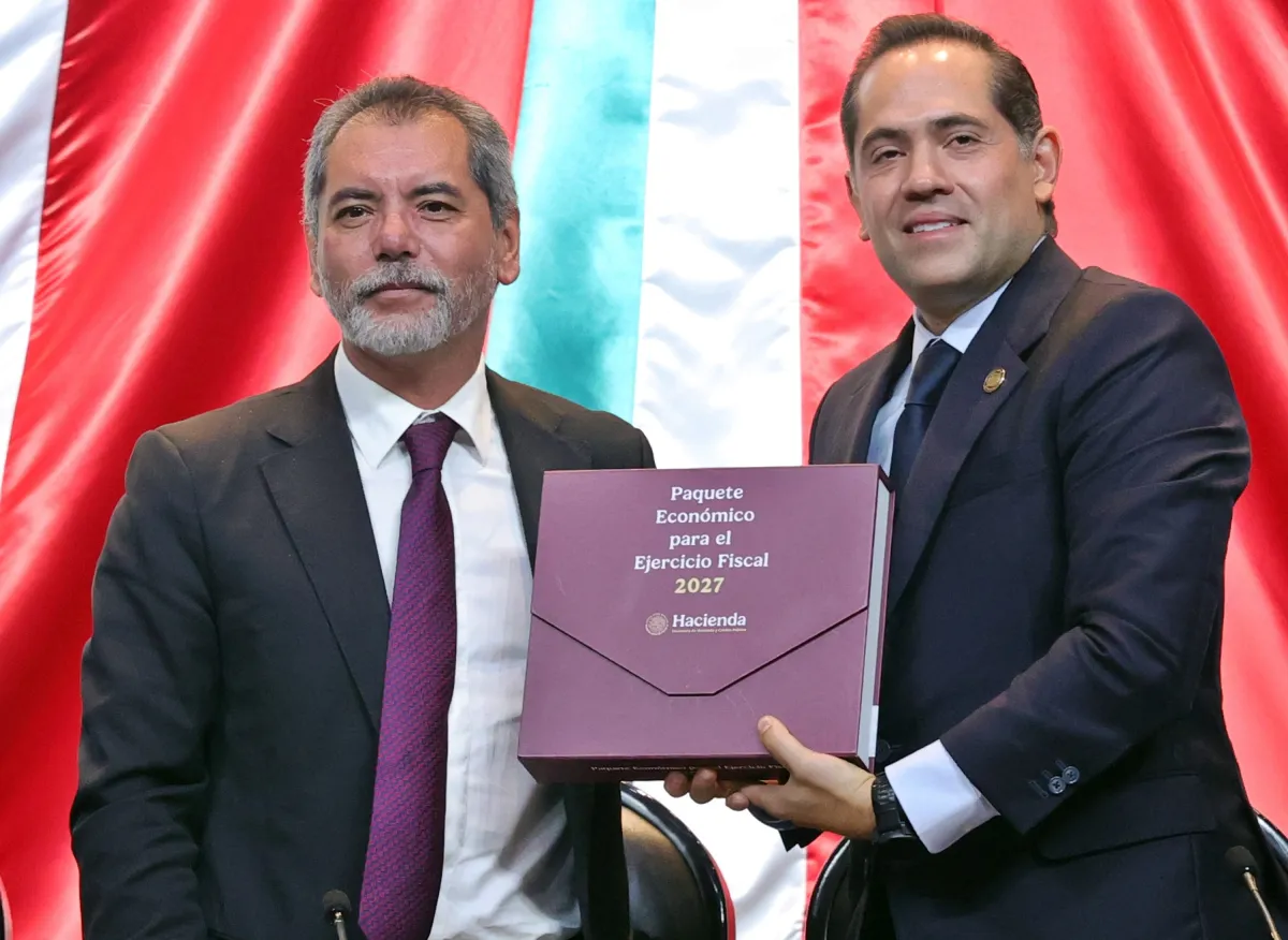 Recibe Cámara de Diputados de la SHCP el Paquete Económico 2027.