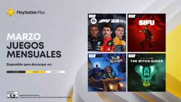 PS Plus., los juegos gratis de marzo 2024