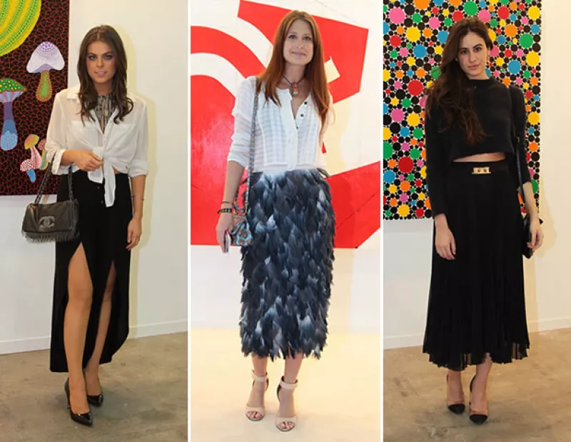 La inauguración de Zona MACO fue todo un éxito. Entre increíbles piezas de arte contemporáneo, las invitadas lucieron sus mejores outfits para la ocasión.