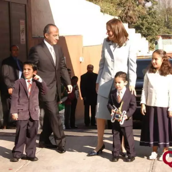 Margarita Zavala, Felipe Calderón, Luis Felipe Calderón, Juan Pablo Calderón, María Calderón