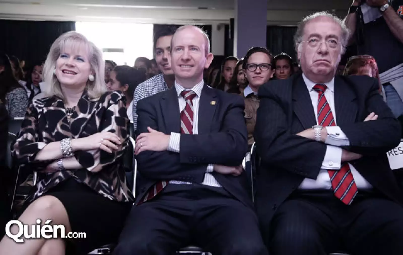 Sonia Barneche, Bernardo Rangel y Carlos Camacho