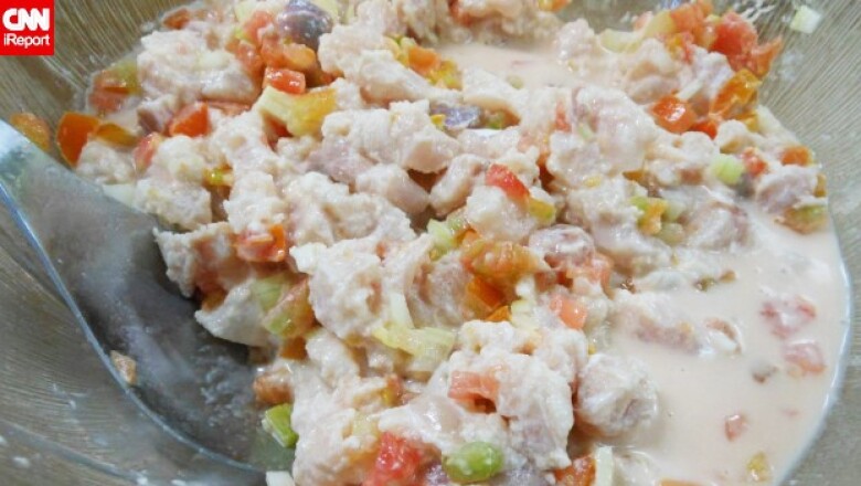 Ota'ika platillo polinesia pescado crudo