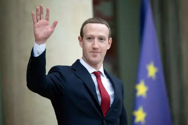 French President Emmanuel Receives Mark Zuckerberg, Chief Executive Officer And Founder Of Facebook Inc At Elysee Palace