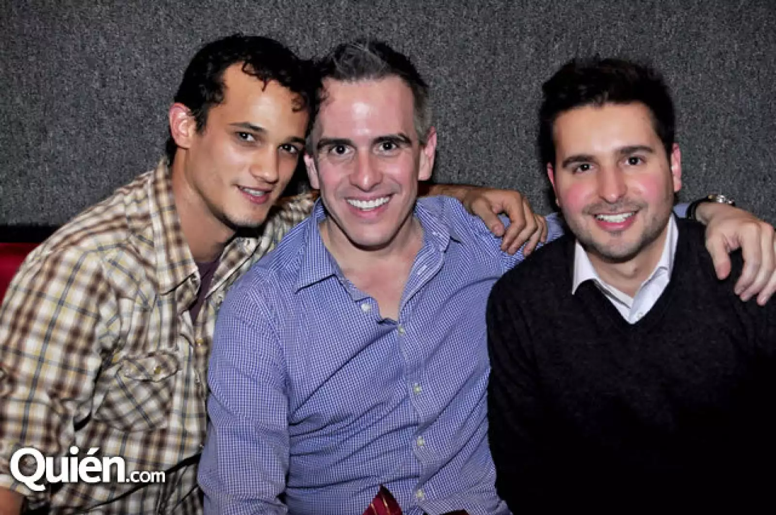 Ángel Laza,Pepe Ramírez y Arturo Casas