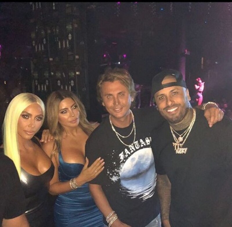 Nicky Jam y Kim Kardashian 2018