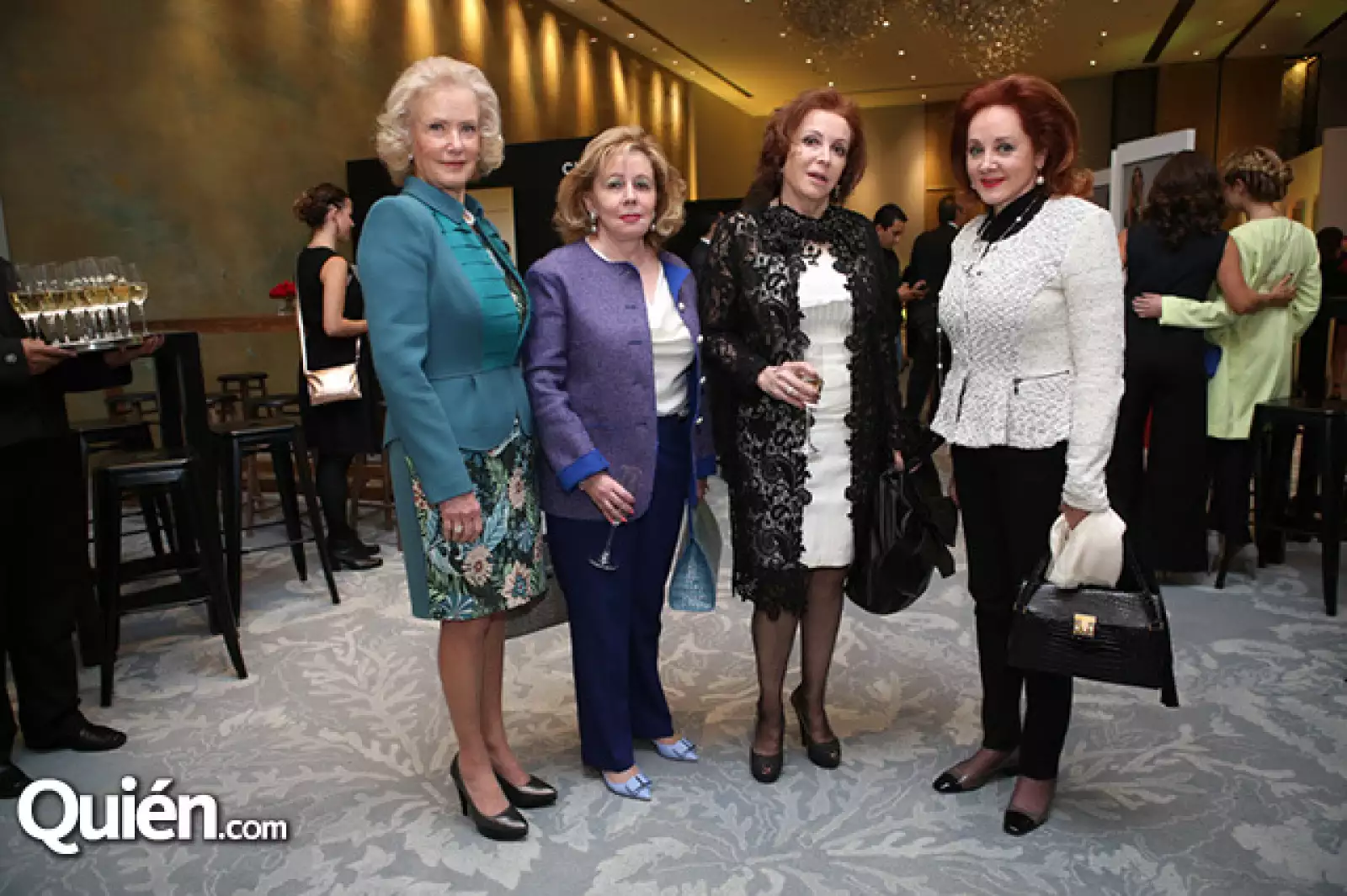 Lucrecia Aramburuzabala,Doris Beckman,María Luisa Serna y Patricia Barrios Gómez