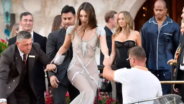 Vittoria Ceretti boda de  Jeff Bezos y Lauren Sánchez