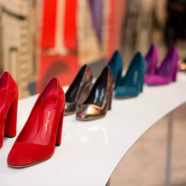 Presentación de la nueva colección de zapatos Ferragamo