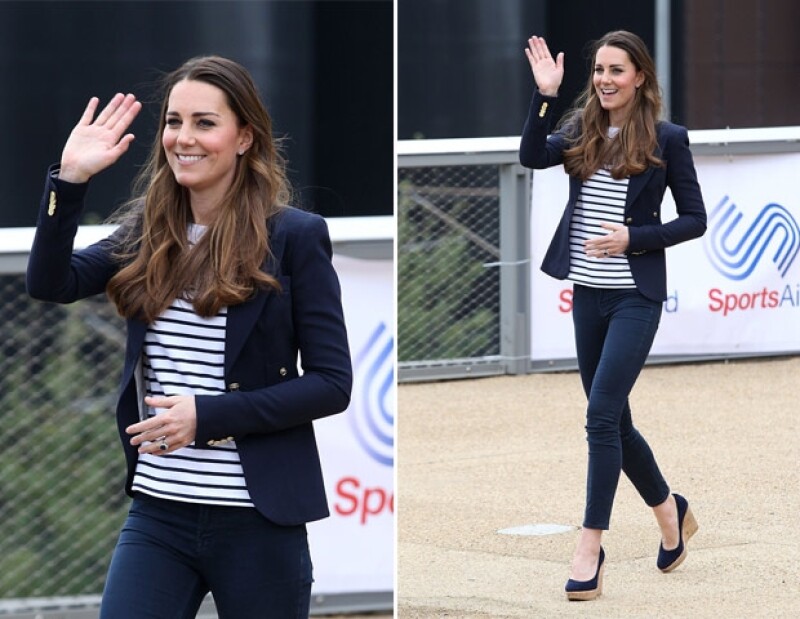 Kate acudió hoy por la mañana (hora de Londres) al Queen Elizabeth Olympic Park.