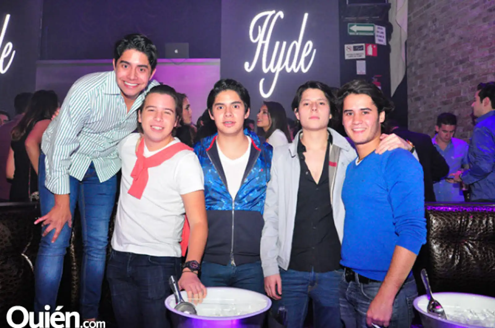 Luis Miranda, Samuel Mollinedo Prtillo, Santiago Miranda, Juan Domingo y Mauricio Sánchez