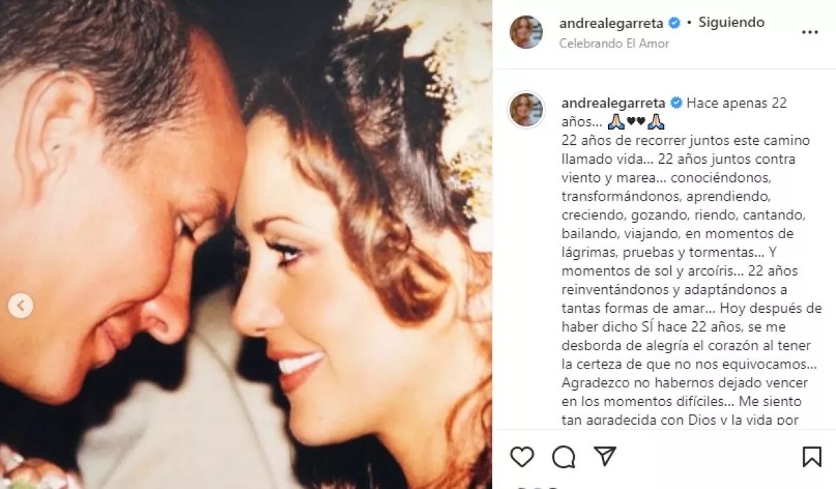 Andrea Legarreta y Erik Rubín 