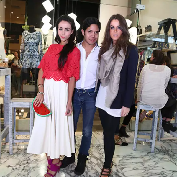 Chantal Torres,Gabriel Villaseñor y Yael Sandler
