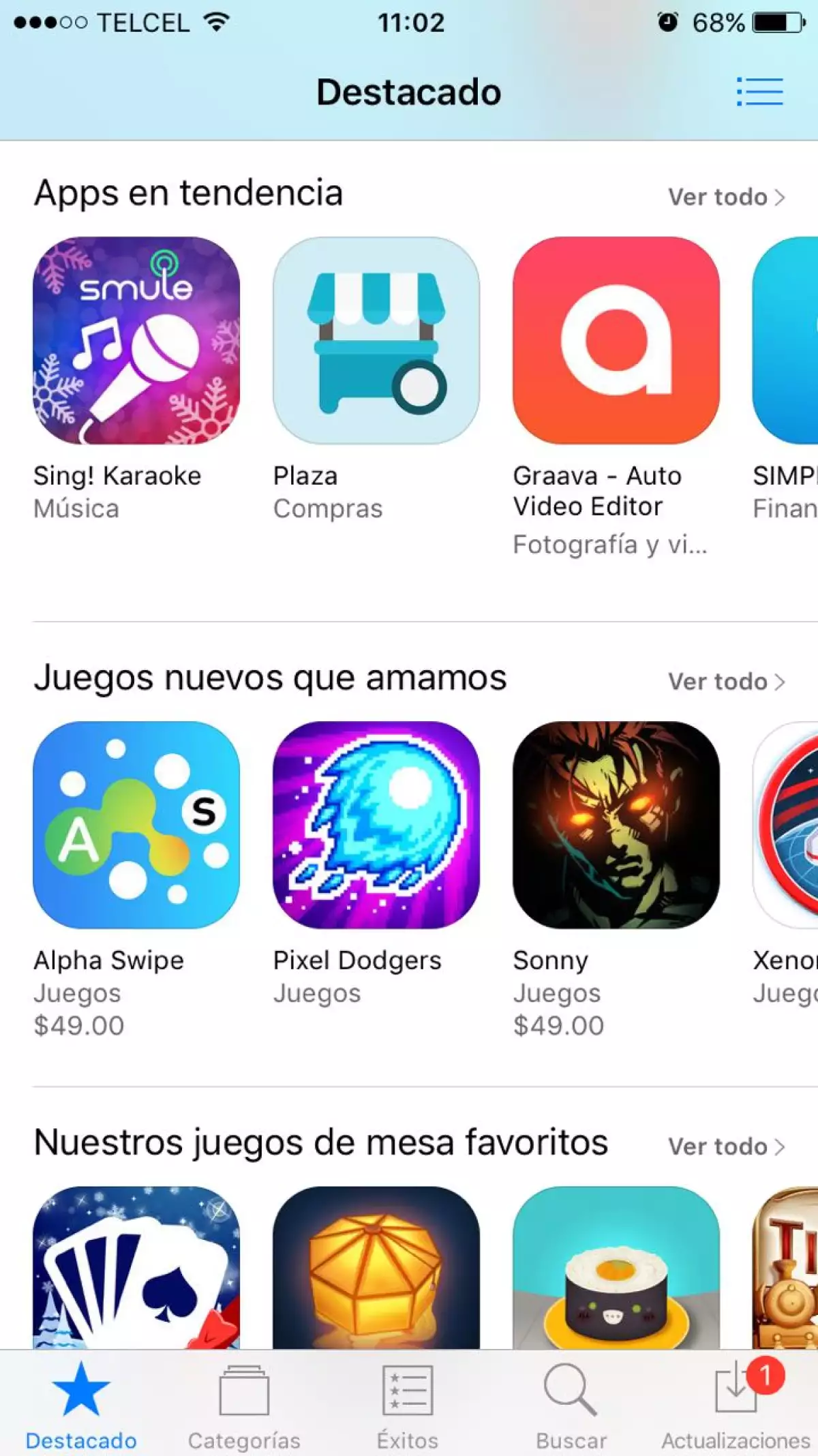 Aplicaciones a la venta