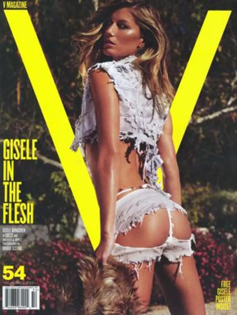 Hizo una sesión de fotos con poca ropa para una revista.