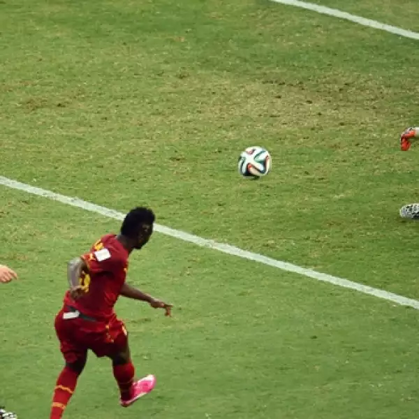 Asamoah Gyan Ghana vs Alemania