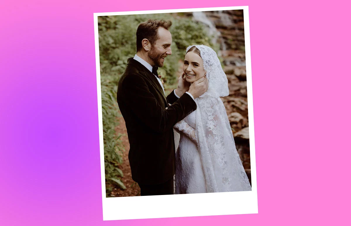 Boda de Lily Collins y Charlie McDowell