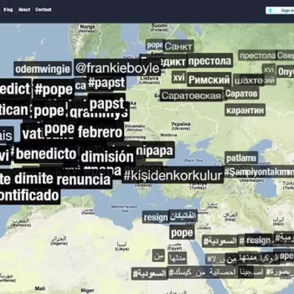 Trendsmap renuncia papa