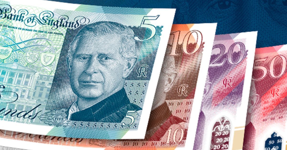 billetes de libras de dinero