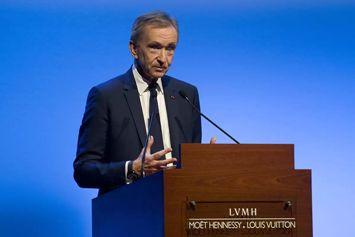 LVMH Annual Results Announcement, Paris, France - 25 Jan 2018