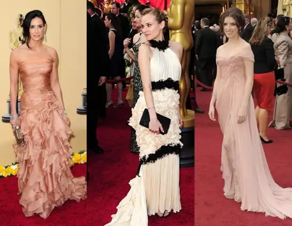 Demi Moore, Diane Kruger y Anna Kendrick en una paleta clara.