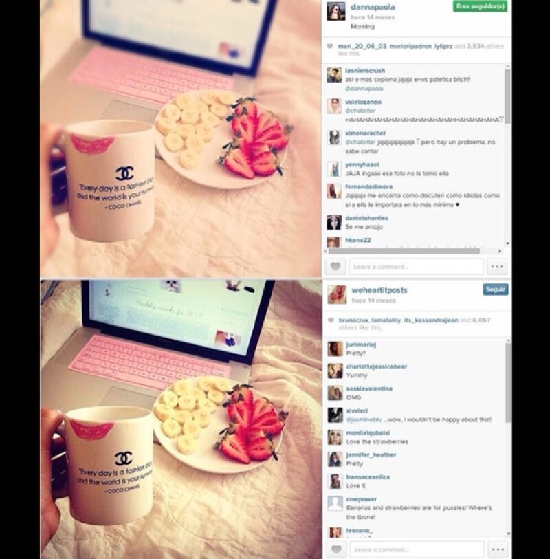 Danna Paola usó fotos de weheartitposts.