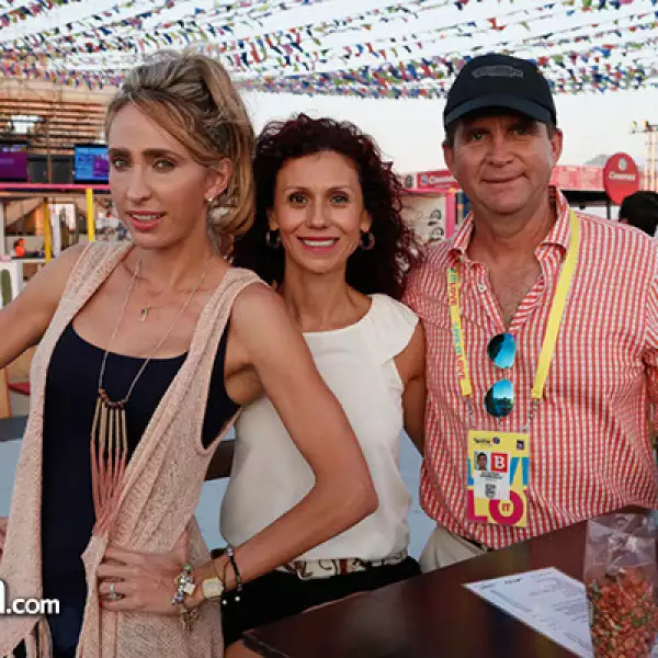 Laila Medina, Estela Franco y Alejandro Covarrubias