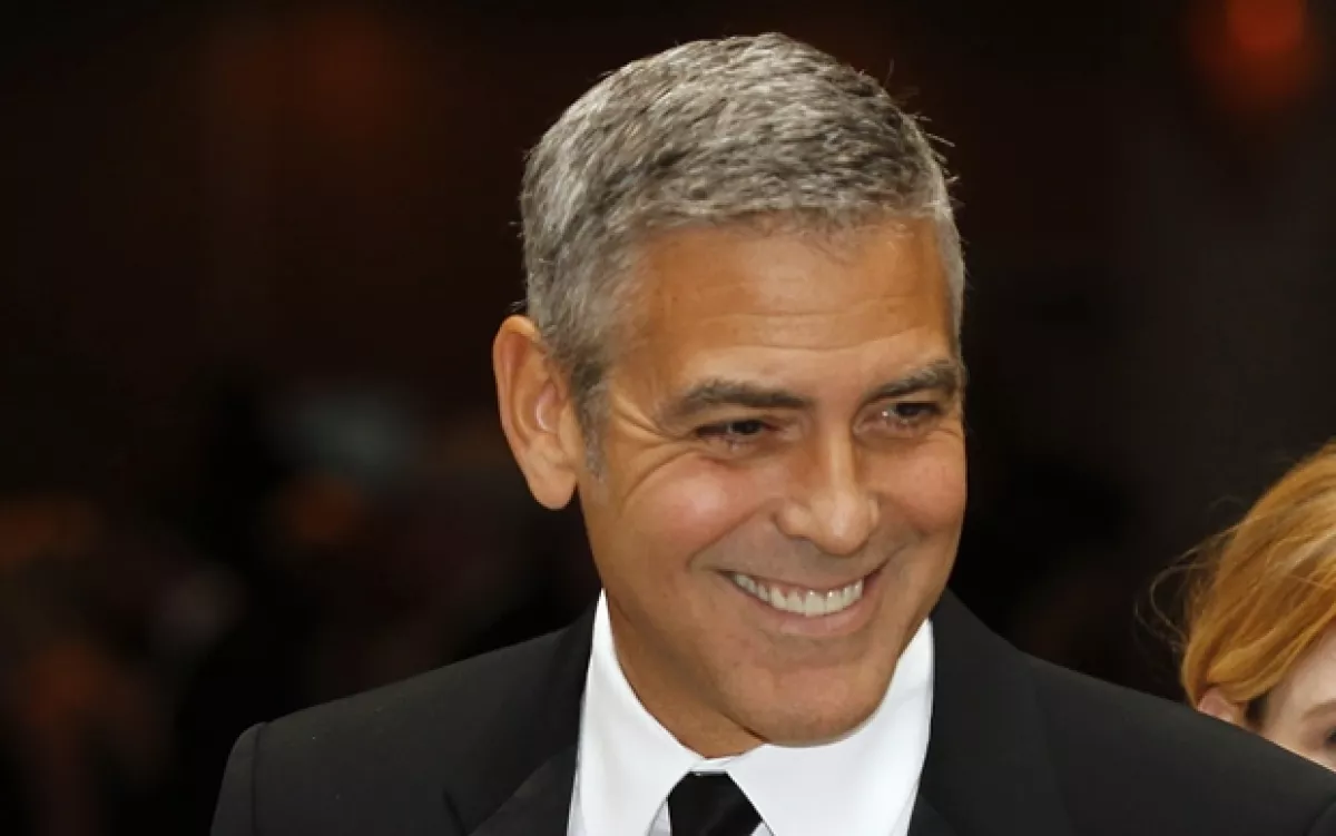 George Clooney también acudió a la cena, el 28 de abril, que cada año hace Obama en la Casa Blanca.