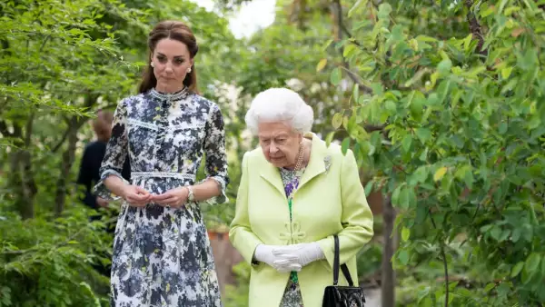 Kate Middleton y la reina Isabel II