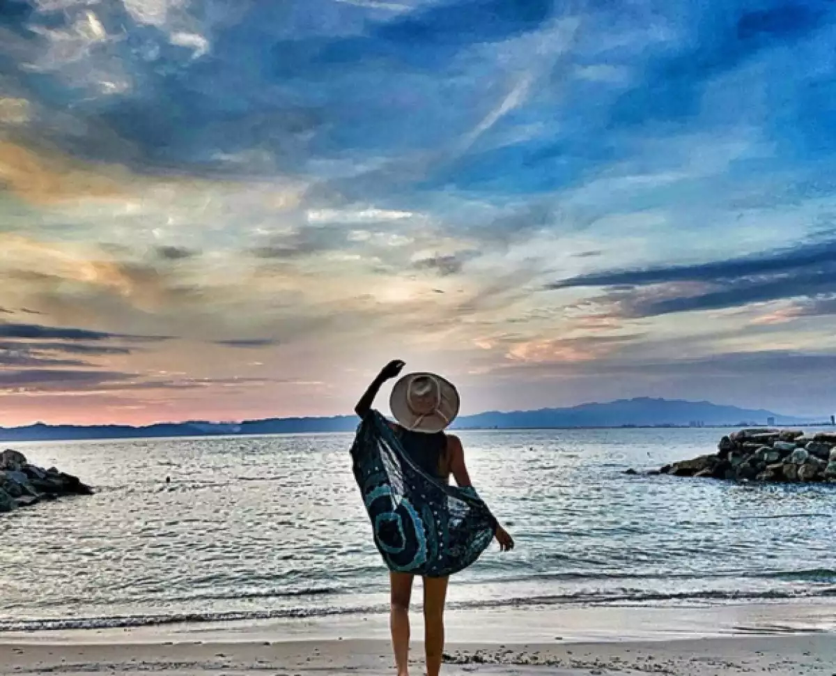 Claudia ha disfrutado en estos últimos días de unas divertidas vacaciones en la playa.