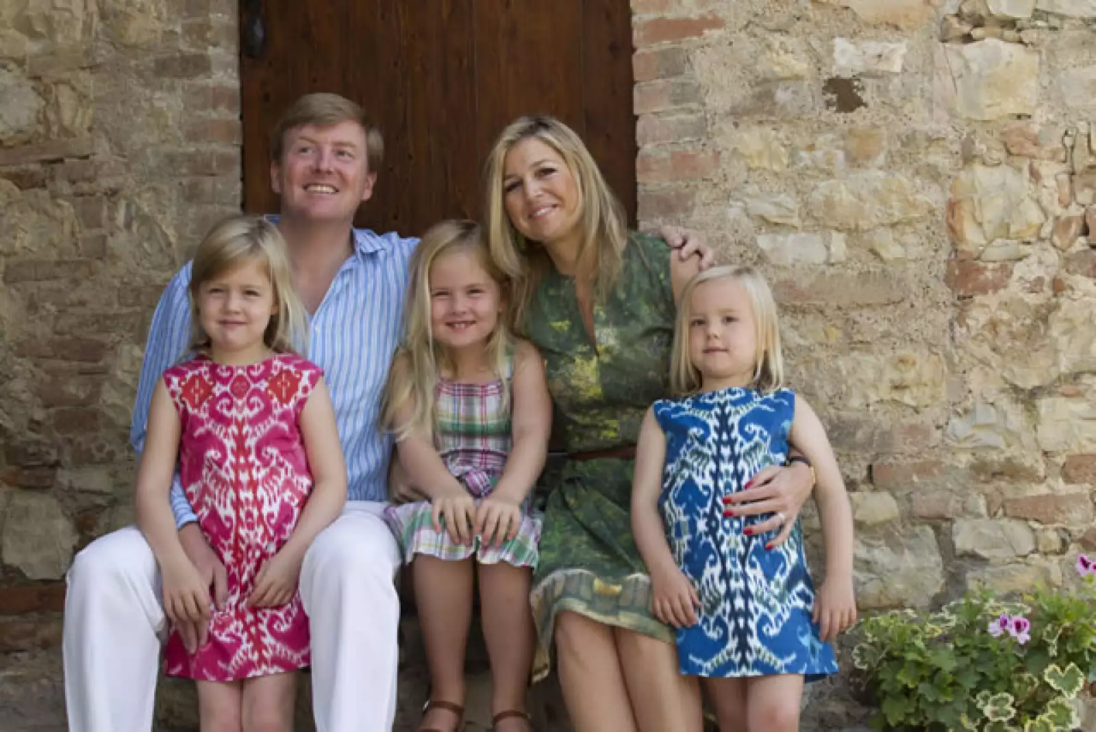 Las fotos de la familia real holandes suelen ser muy naturales.