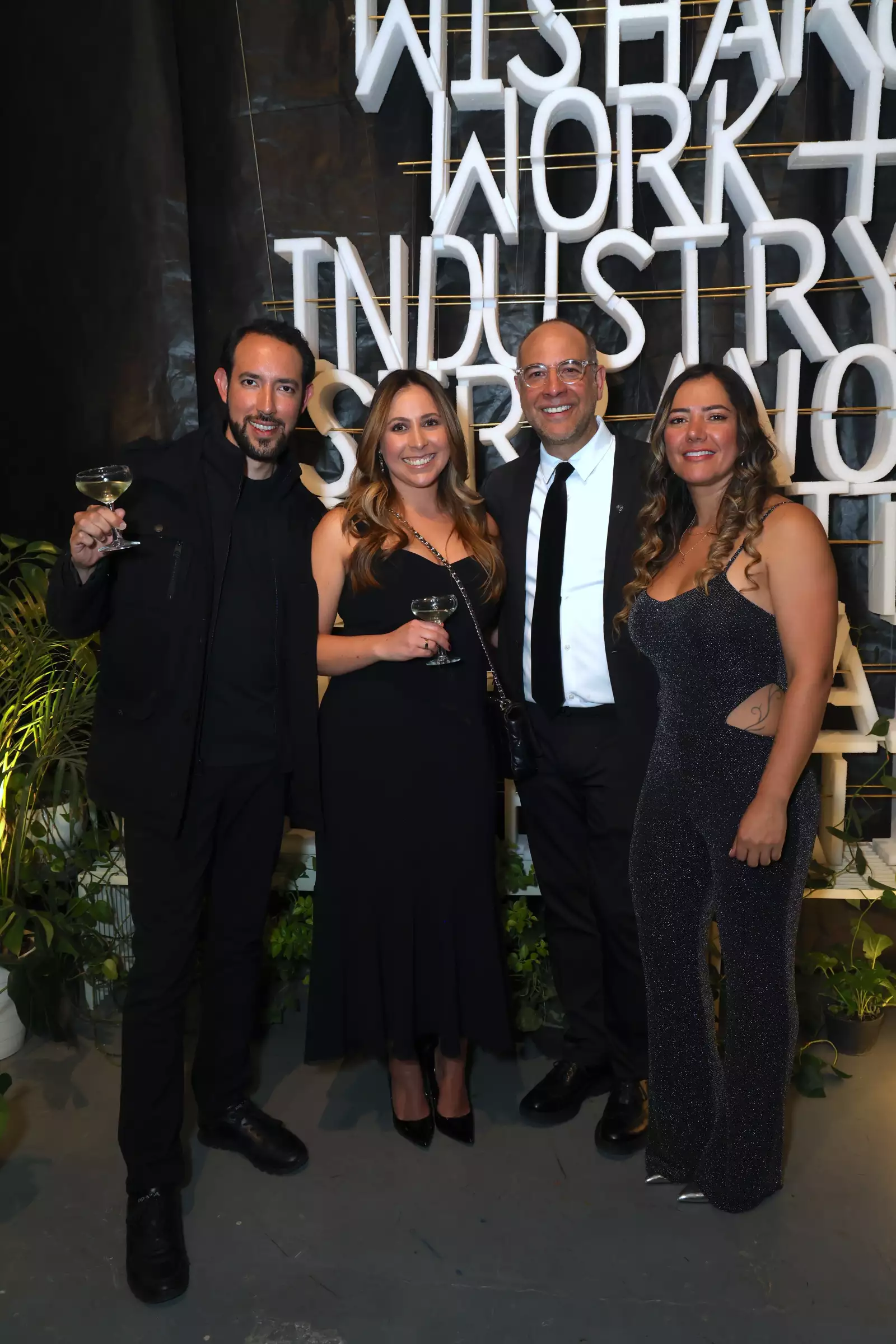 Jorge Espinosa, Miriam Huidobro, Juan Pablo Serrano y Johana Gar